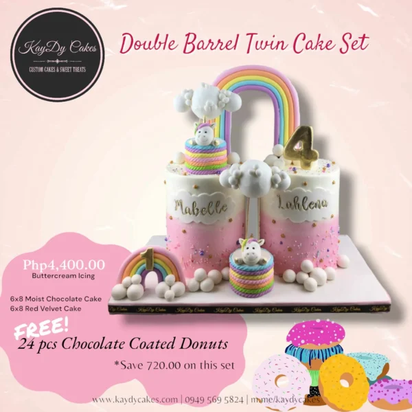 Double Barrel Cake Set