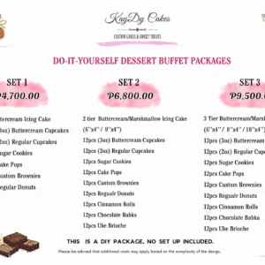DIY Dessert Buffet Packages
