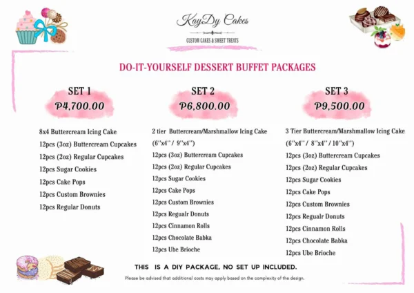 DIY Dessert Buffet Packages