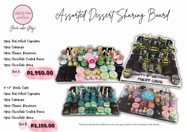 Assorted Dessert Sharing Board New Price - Kaydy Cakes