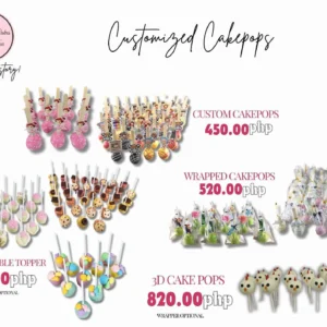 Customized Cakepops New Price - Kaydy Cakes