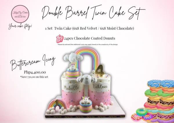 Double Barrel Twin Cake Set