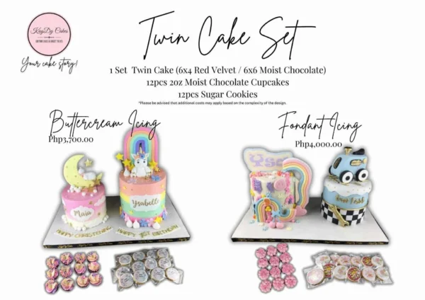 Twin Cake Set New Price - Kaydy Cakes