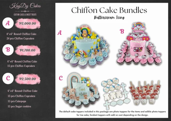 Chiffon Cake Bundles