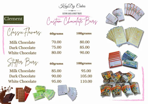 Custom Chocolate Bars