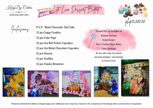 Lite Luxe Dessert Buffet