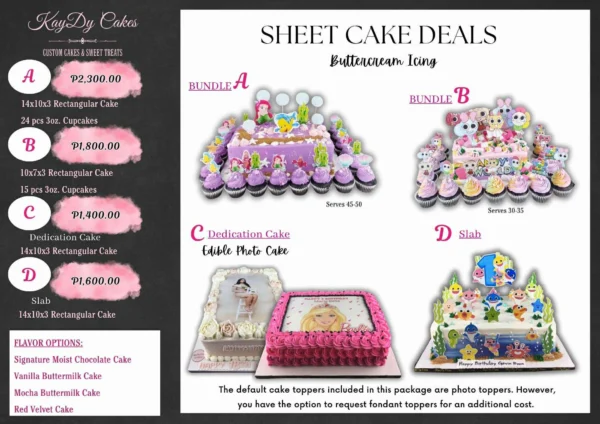Sheet Cake Deals